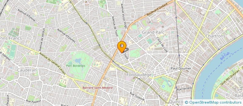 localisation de l'entreprise LE CHAUDRON MAGIQUE à BORDEAUX