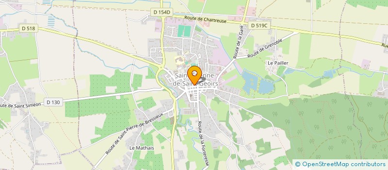 localisation de l'entreprise LE CHAUDRON MAGIQUE  SAINT-ETIENNE-DE-SAINT-GEOIRS