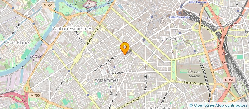 localisation de l'entreprise LE CHAUDRON - SCIENCES PO LILLE à LILLE