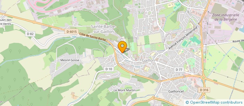 localisation de l'entreprise LE CHAUFFAGISTE III  GAILLON