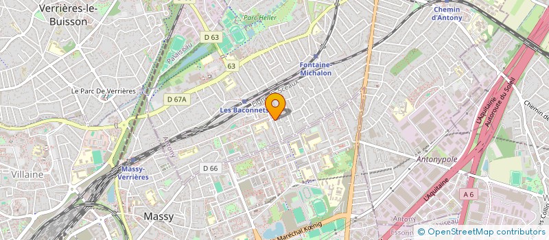 localisation de l'entreprise LE CHAUFFEUR DE PARIS à ANTONY