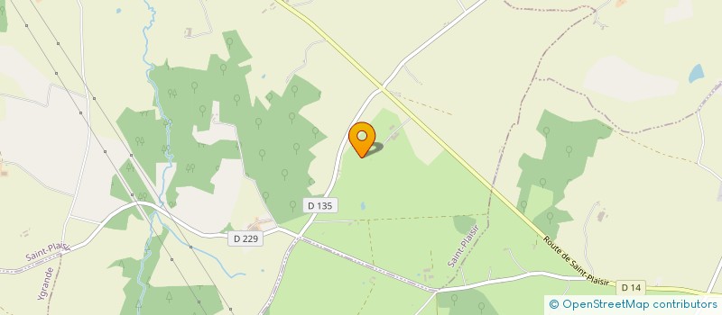 localisation de l'entreprise LE CHAUMAS  COUZON