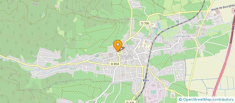 localisation de l'entreprise LE CHAUSSEUR  BARR