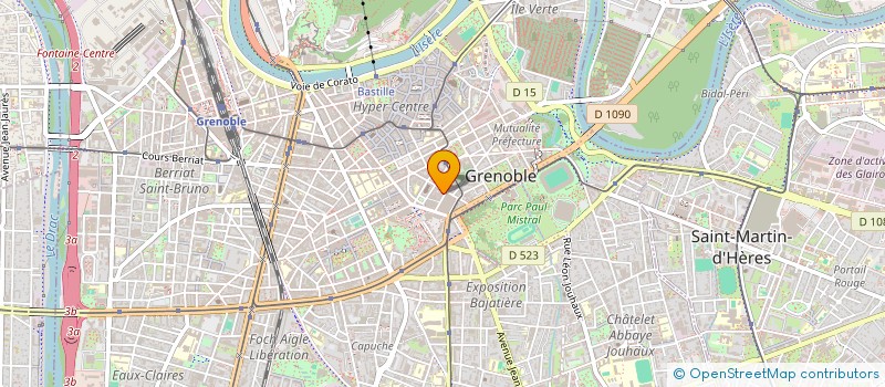 localisation de l'entreprise LE CHAVANT à GRENOBLE