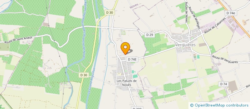 localisation de l'entreprise LE CHAVEAU  NOVES