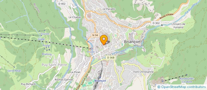 localisation de l'entreprise LE CHAZAL  BRIANCON