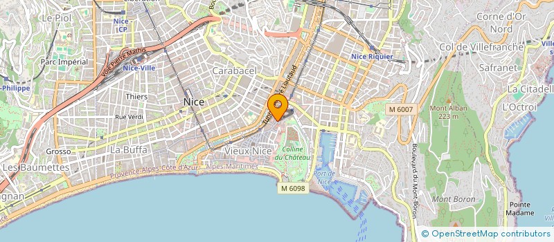 localisation de l'entreprise LE CHEF CITRON à NICE