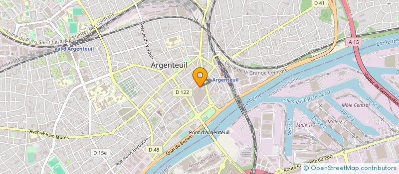 localisation de l'entreprise LE CHEF MOURAD C.B.P. DYLAN  ARGENTEUIL