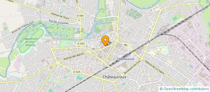 localisation de l'entreprise LE CHELBY à CHATEAUROUX