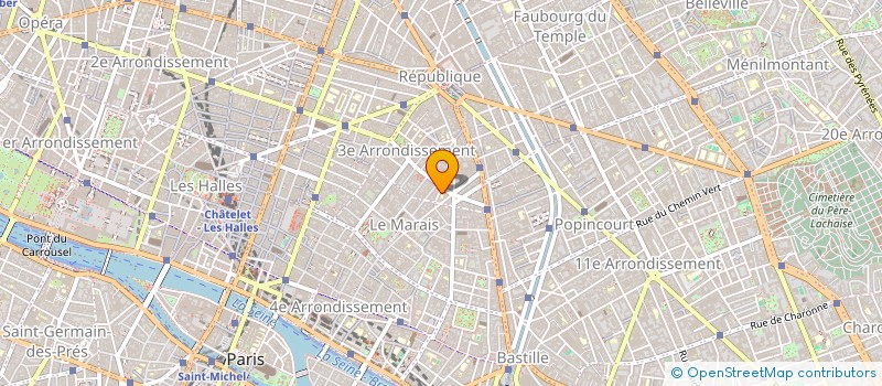 localisation de l'entreprise LE CHELLAH  PARIS