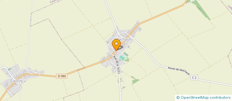 localisation de l'entreprise LE CHELOIS  MACHAULT