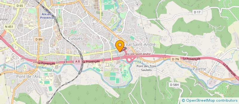 localisation de l'entreprise LE CHEMIN  AIX-EN-PROVENCE