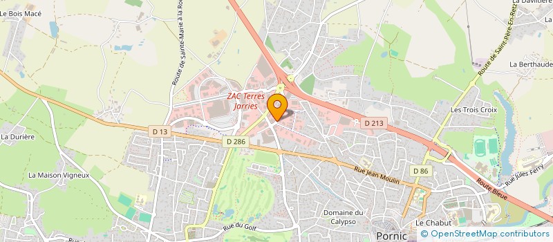 localisation de l'entreprise LE CHEMIN BIO à PORNIC