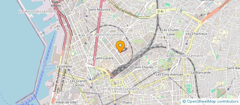 localisation de l'entreprise LE CHEMIN DE L'ESPOIR à MARSEILLE