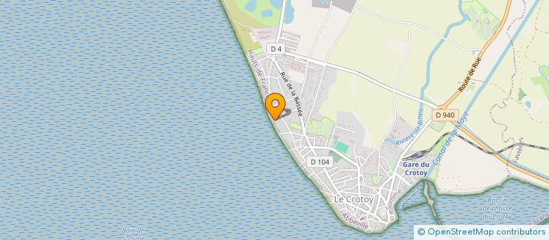 localisation de l'entreprise LE CHEMIN DE LA BAIE à LE CROTOY