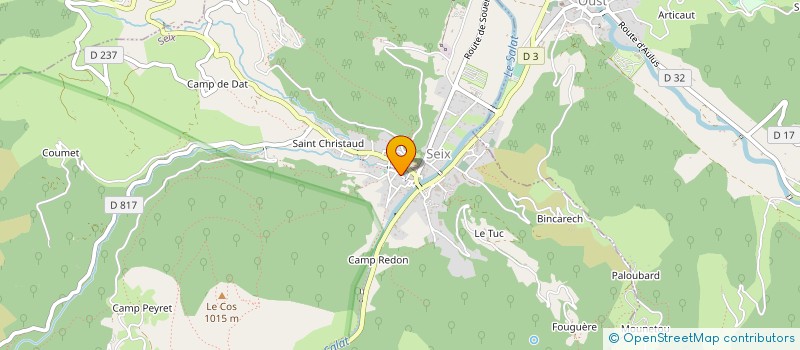 localisation de l'entreprise LE CHEMIN DE LA LIBERTE à SEIX