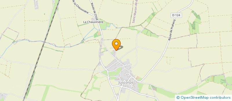 localisation de l'entreprise LE CHEMIN DE LA RENAISSANCE  JUSCORPS