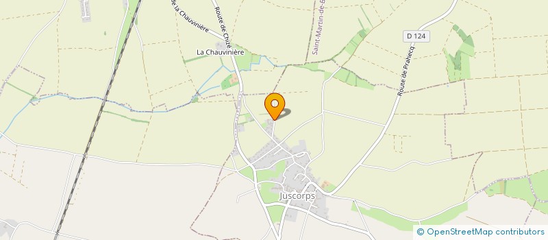 localisation de l'entreprise LE CHEMIN DE LA RENAISSANCE  JUSCORPS