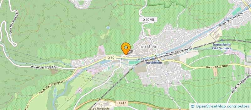 localisation de l'entreprise LE CHEMIN DE RONDE  TURCKHEIM