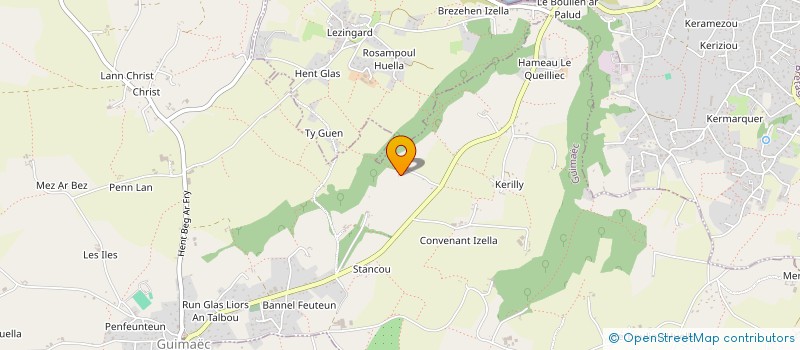 localisation de l'entreprise LE CHEMIN DES ANES  LANMEUR