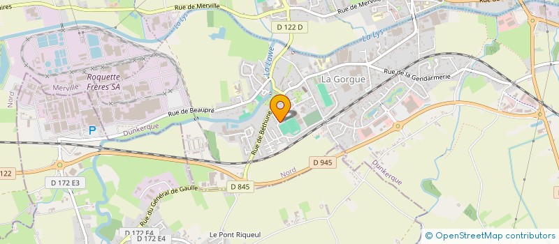 localisation de l'entreprise LE CHEMIN DES DAMES à LA GORGUE