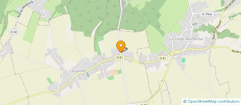 localisation de l'entreprise LE CHEMIN DES ECOLIERS  LES MONTS DU ROUMOIS