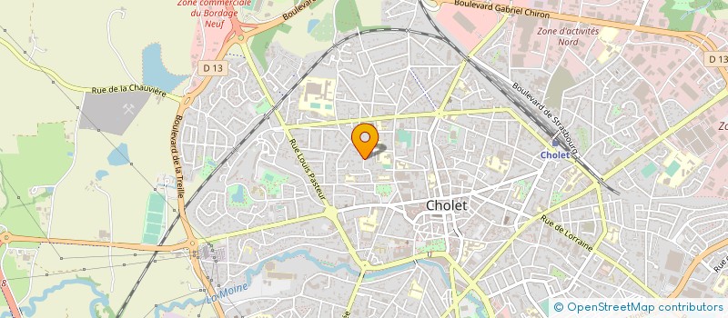 localisation de l'entreprise LE CHEMIN DES HASARDS à CHOLET