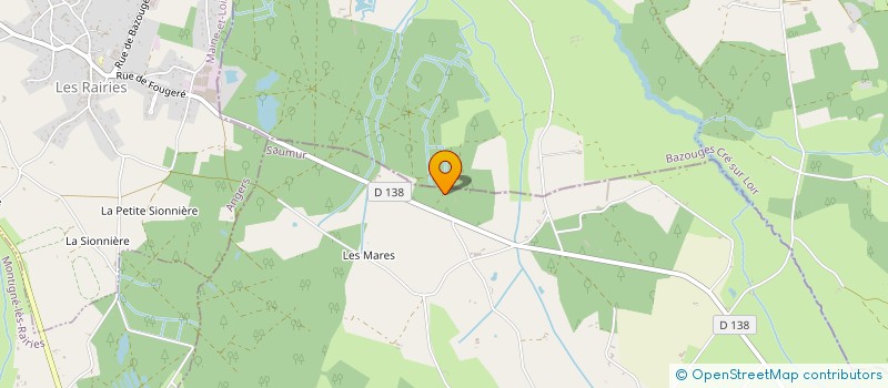 localisation de l'entreprise LE CHEMIN DES POSSIBLES à BAUGE-EN-ANJOU