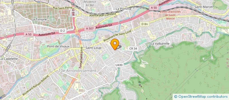 localisation de l'entreprise LE CHEMIN DU BIEN-ETRE à MARSEILLE
