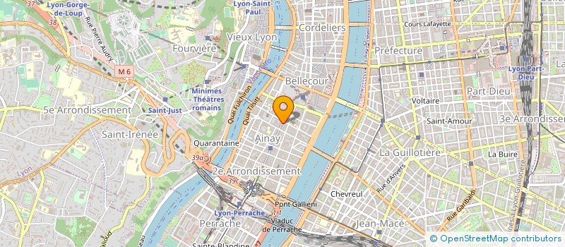 localisation de l'entreprise LE CHEMIN DU COEUR à LYON