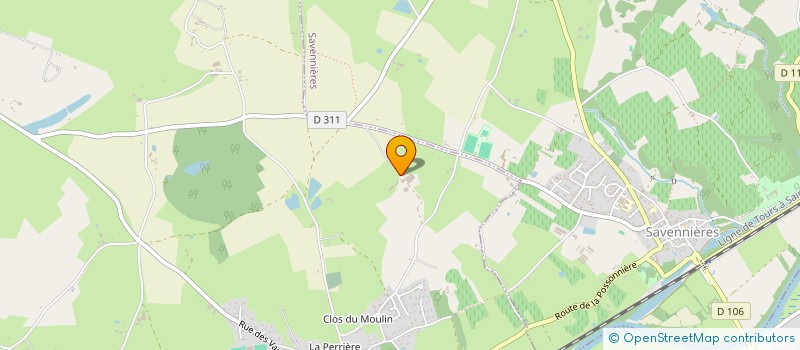 localisation de l'entreprise LE CHEMIN DU LAIT à POSSONNIERE (LA)