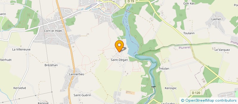 localisation de l'entreprise LE CHEMIN DU LAVOIR à BRECH