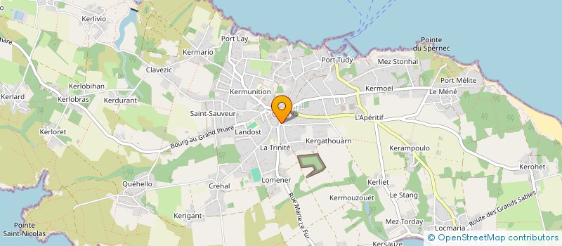 localisation de l'entreprise LE CHEMIN DU PRESENT à GROIX
