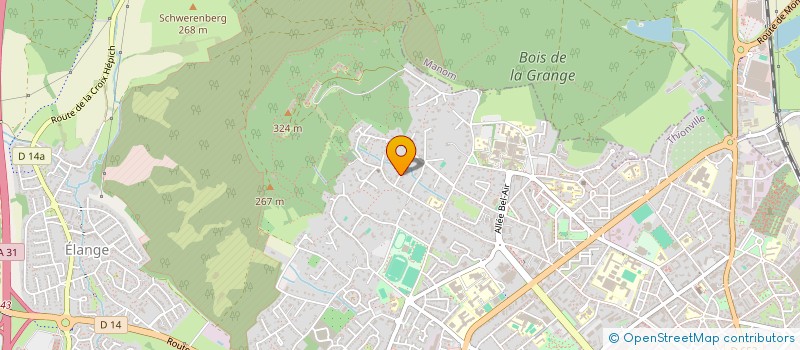 localisation de l'entreprise LE CHEMIN DU PRESSOIR à THIONVILLE