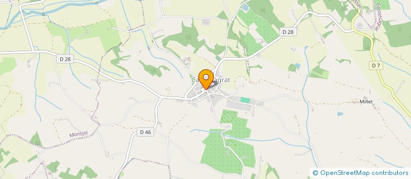 localisation de l'entreprise LE CHEMIN EN COULEURS à CASTELSAGRAT
