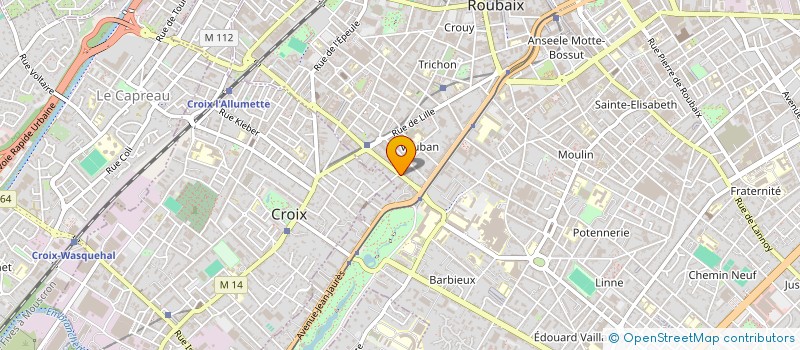 localisation de l'entreprise LE CHEMIN SUSPENDU  ROUBAIX