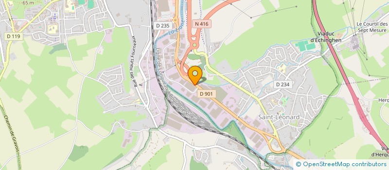 localisation de l'entreprise LE CHEMIN VERT à SAINT-LEONARD