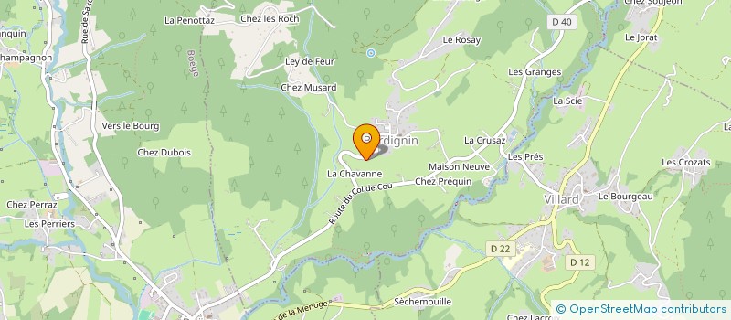 localisation de l'entreprise LE CHEMINS DE PIERRE  BURDIGNIN