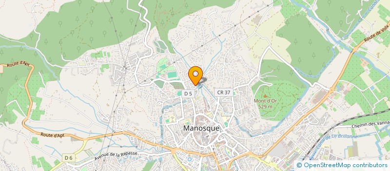 localisation de l'entreprise LE CHENE à MANOSQUE