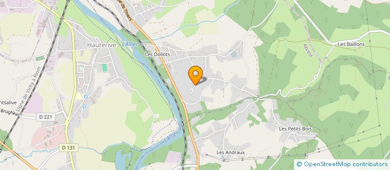 localisation de l'entreprise LE CHENE  ABREST