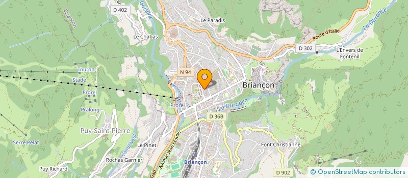 localisation de l'entreprise LE CHENE à BRIANCON