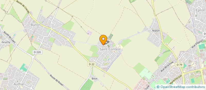 localisation de l'entreprise LE CHENE à SAINT-CONTEST
