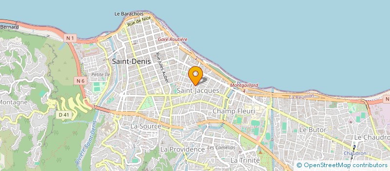 localisation de l'entreprise LE CHENE à SAINT-DENIS