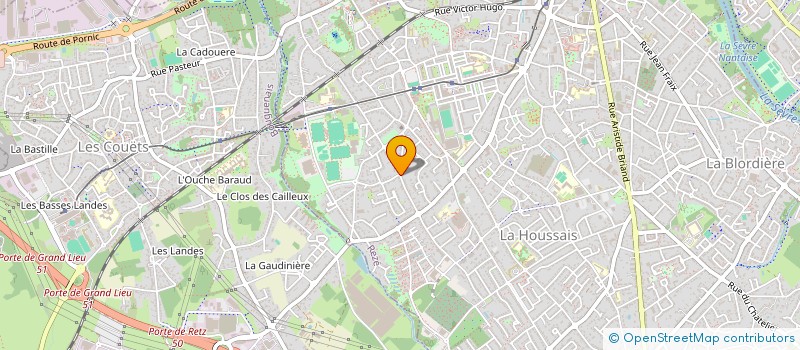 localisation de l'entreprise LE CHENE  REZE