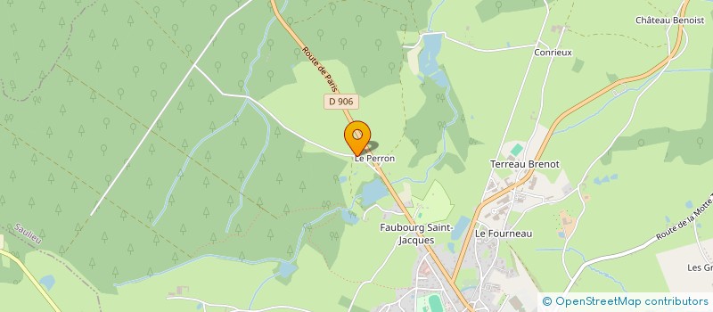 localisation de l'entreprise LE CHENE A SA MANIERE à SAULIEU