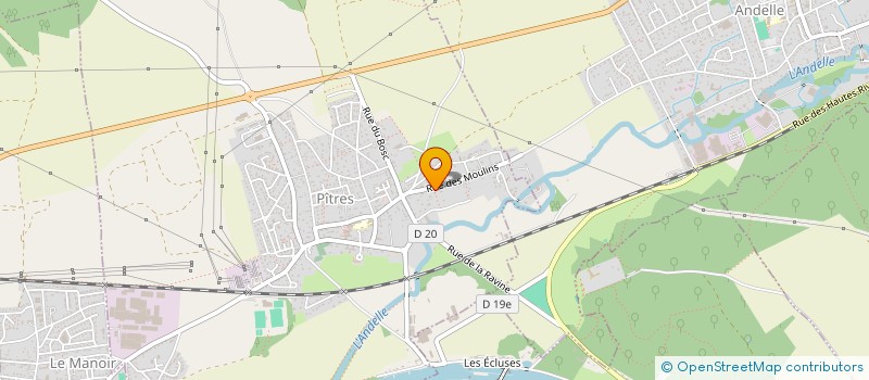 localisation de l'entreprise LE CHENE BETILLE  PITRES