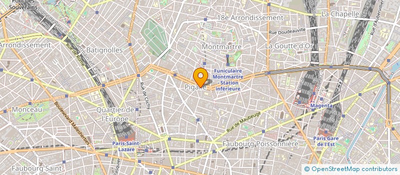 localisation de l'entreprise LE CHENE BLEU  PARIS