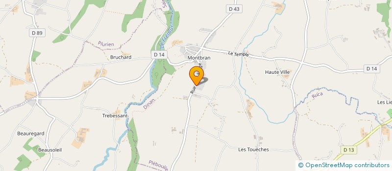 localisation de l'entreprise LE CHENE CAMA  PLEBOULLE