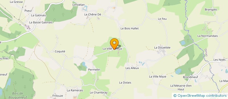 localisation de l'entreprise LE CHENE COUCHE  SEVIGNAC