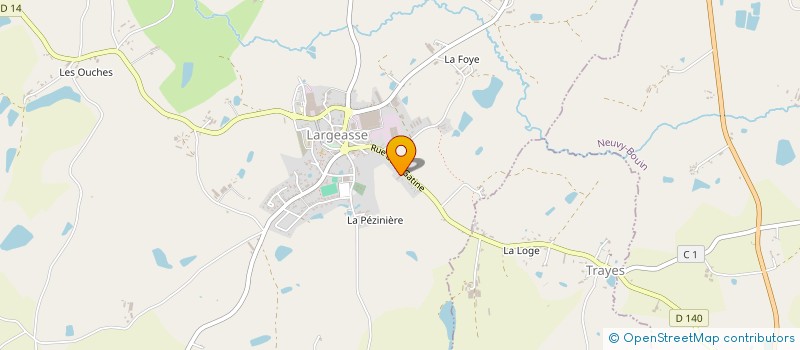 localisation de l'entreprise LE CHENE CREATIF  LE TALLUD